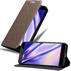 Cadorabo Coque ZTE Nubia Z17 MINI Etui en Brun