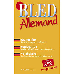 Bled allemand : grammaire, conjugaison, vocabulaire - Occasion