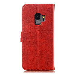 Avis Wewoo Coque Fashion Etui de protection en cuir pour Galaxy S9 rouge