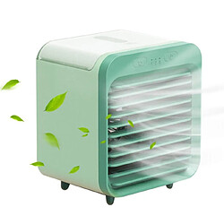 Universal 200 ml Climatisation Ventilateur Humidification USB Refroidisseur de circulation Portable Purificateur Petit Bureau Sèche-cheveux Bureau Chambre à coucher | Vert