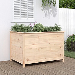 Maison Chic Jardinière,Lit surélevé de jardin - Bac à fleurs - pot de fleur 119,5x82,5x78 cm bois de pin massif -GKD57535