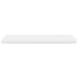 Avis vidaXL Matelas en mousse blanc 90x220 cm 7 zones dureté 20 ILD