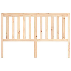 Avis Maison Chic Tête de lit scandinave,Meuble de chambre 156x6x101 cm Bois massif de pin -MN55273