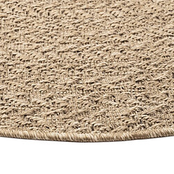 Acheter vidaXL Tapis ZIZUR Ø 200 cm aspect de jute intérieur et extérieur