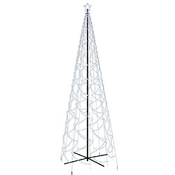 vidaXL Arbre de Noël cône 1400 LED Blanc froid 160x500 cm