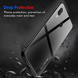 Acheter Wewoo Coque Pour Galaxy A20 / A30 étui de protection en verre dégradé de texture noir