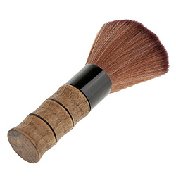 Acheter épilation à la fibre douce blaireau brosse fard à joues poudre libre pinceau de maquillage bambou brun