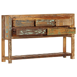 Avis Maison Chic Buffet,Meuble de Rangement,commode pour salon,Cuisine 120x30x75 cm Bois de récupération solide -MN67545