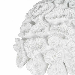 BigBuy Home Figurine Décorative Blanc Corail 23 x 22 x 11 cm