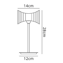 Luminaire Center Lampe de Table Kromo 1 Ampoule G9 Sraight Frame, chrome poli