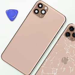 Acheter Avizar Clappio Châssis iPhone 11 Pro Max avec Vitre arrière de remplacement Rose Champagne