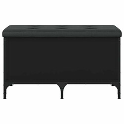 Acheter Maison Chic Banc de rangement | Meuble de rangement d'Entrée | Coffres d'Intérieur noir 82x42x45 cm bois d'ingénierie -MN30119