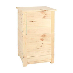 Esschert Garden Lombricomposteur en bois Boxtel beige.