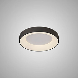 Inspired Ring Ceiling 45cm 30W LED, 3000K, 2250lm, Noir, 3 ans de garantie