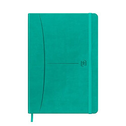 Cahier broché Signature Oxford A5 - petits carreaux - 160 pages - turquoise - Lot de 5