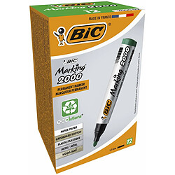 Marqueur permanent Bic Marking 2000 Vert 12 Unités