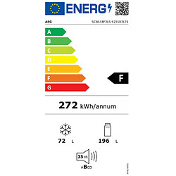 AEG Combiné Encastrable - ColdSense - SCB618F3LS pas cher