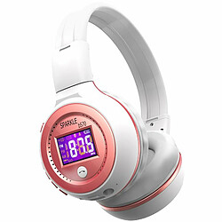 Original Zealot B570 Hifi Stéréo Bluetooth Casque Sans Fil Avec Microphone Fm Radio Micro Sd Carte Rose 