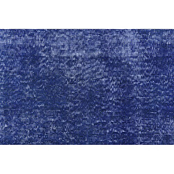 Avis Vidal Tapis de laine 175x99 Bleu Ultra Vintage