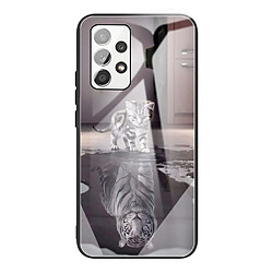 Coque en TPU antichoc chat et tigre pour Samsung Galaxy A33 5G