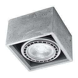 Sollux Downlights à encastrer Square Flush Gris Clair GU10