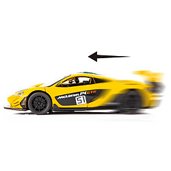 Universal 1/32 alliage McLaren supercar modèle voiture jouet moulée sous pression simulation acoustique et lumineuse retrait voiture de sport jouet |(Jaune)