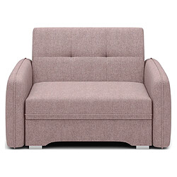 Bestmobilier Michelle - fauteuil convertible avec coffre en velours