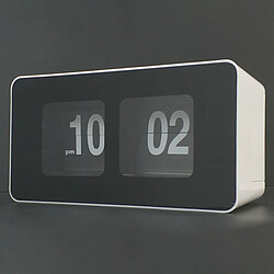 Flip Down Clock Bureau Horloges Murales Numériques Auto Non Cicatrice Balayage Silencieux Blanc pas cher