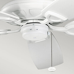 Avis Elstead Lighting Ventilateur de plafond à 5 pales avec chaîne de traction de 152 cm, blanc mat