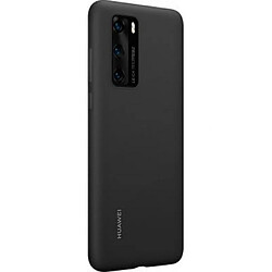 Huawei Coque pour Huawei P40 en Silicone avec système aimanté Noir