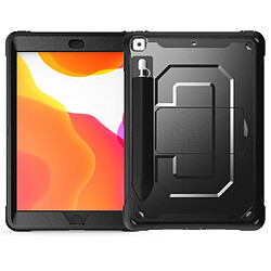 Avis Wewoo Coque Pour iPad 9.7 2018 et 2017 Rotation à 360 degrés PC + étui de protection en silicone avec support et dragonne noir