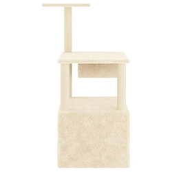 Acheter Arbre à chat avec griffoirs,niche pour chat en sisal crème 109,5 cm -MN44443