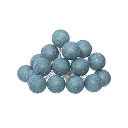 Atmosphera, Createur D'Interieur Guirlande LED 16 boules - Bleu canard