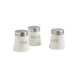 Aubry Gaspard Boîtes de conservation thé sucre café (Lot de 3). Boîtes de conservation thé sucre café (Lot de 3)