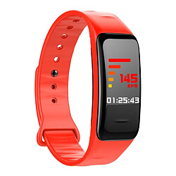 Wewoo Bracelet connecté Smartwatch Fitness Tracker Smartband écran IPS 0,96 pouce, IP67 étanche, mode Sports de soutien / pression artérielle / moniteur de sommeil / de fréquence cardiaque / de fatigue / rappel sédentaire rouge