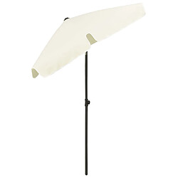 Acheter Helloshop26 Parasol de plage jaune 180 x 120 cm sable 02_0008395