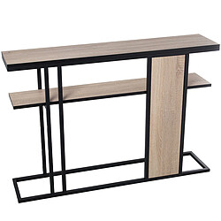 Console Alexandra House Living Marron Noir Bois 120 x 82 x 25 cm