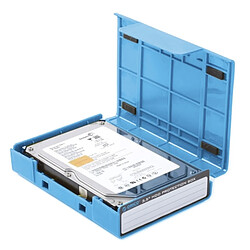 Wewoo Boîtier disque dur bleu PHP-35 3.5 pouces SATA HDD Case protéger la boîte de couverture