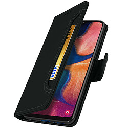 Avizar Housse Samsung Galaxy A20e Étui Folio Portefeuille Fonction Support noir