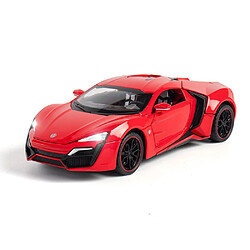 Universal Rouge 1: 24 Moulé sous pression Modèle de voiture Super Running Boy Cadeau Jouet Livraison gratuite Collection |(Rouge)