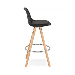 Avis Kokoon Design Tabouret de bar design ANAU MINI BLACK 42x42x85 cm