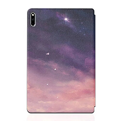 Etui en PU motif ciel étoilé avec support Ciel étoilé de rêve pour votre Huawei MatePad 10.4 (2020)