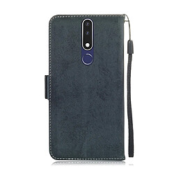 Avis Wewoo Housse Coque Etui en cuir avec rabat horizontal multifonctionnel fente pour carte et support Nokia 8.1 noir