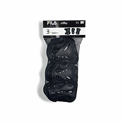 Protections articulaires contre les chutes Fila Bk Argenté Noir 29-32