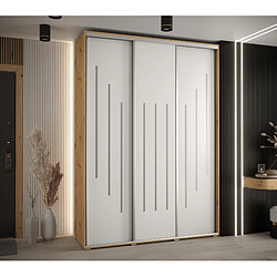 Abiks Meble Armoire DAVOS 8 À Portes Coulissantes 235,2/170/60 3 Portes