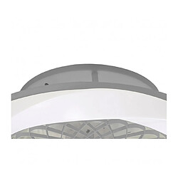 Luminaire Center Plafonnier ventilateur Boreal Argent 1 ampoule 20,8cm pas cher