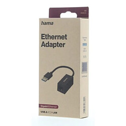 HAMA Adaptateur réseau, fiche USB - port LAN/Ethernet, Gigabit Ethernet