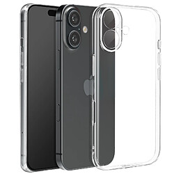 Avizar Coque pour iPhone 16 Bloc Caméra Protégé Anti-humidité Transparent