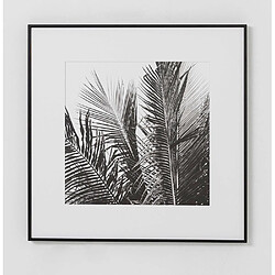 Avis Pegane Ensemble de 2 tableaux imprimés de 2 paysage noir et blanc avec un cadre en bois noir-Longueur 100 x Profondeur 4 x Hauteur 50 cm