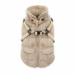 Puppia Wilkes Manteau d'Hiver pour Chien Beige Taille M